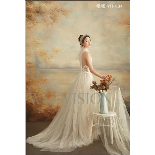 10ftx20ft Hand Painted muslin backdrop Fine Art scenic Backdrop Portrait Photography Backdrops for Professional Photographers