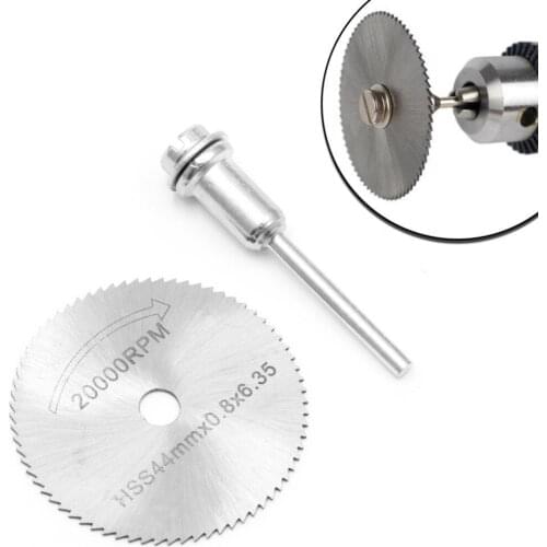 25mm/35mm/44mm HSS Cutting Disc + Rod For Grinder Cutoff Circular Saw Rotary Blades Tool Nice