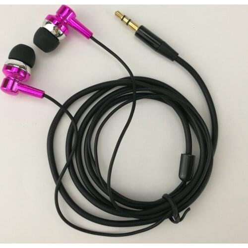 300pcs Thick wire headset earphones direct deal from factory wholesale earbuds cheap gold blue rosered gilding for iphone CP-12