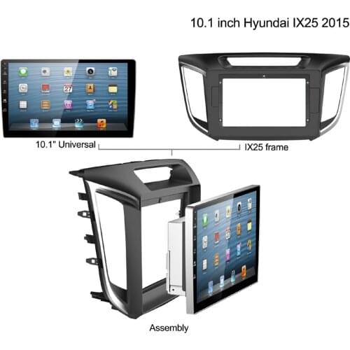 10.1 inch Touch Screen Android 5.1 Car Radio Audio Video Player Stereo Media Multimedia GPS for Hyundai IX25 2014 2015 2016