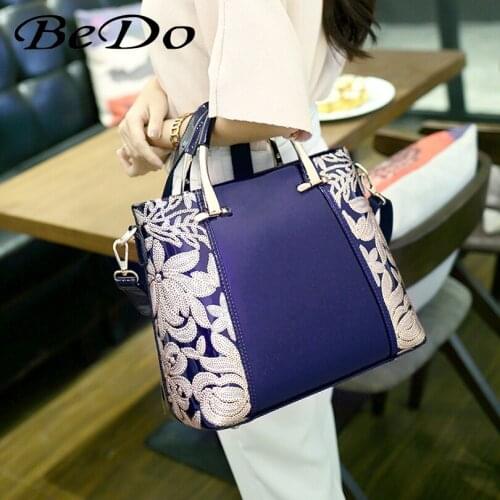 BeDo Fashion Crossbody Shoulder Bags Women Handbags PU Leather Women Versatile Messenger Bags Zipper Simple For girls