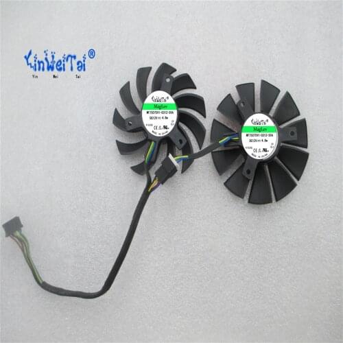 Free Shipping FD7010H12D DC12V 0.35A For ASUS GTX660 GTX670 GTX680 GTX690 Graphics Card Cooling Fan
