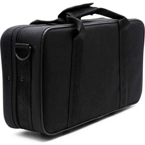 Black Foam Padded Thicken Oxford Cloth Sotrage Bag Clarinet Box Case With Handle Strap Clarinet Protection Accessories