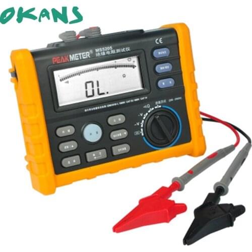 Digital Insulation Resistance Tester Megger Meter 0.01~100G Ohm with Multimeter