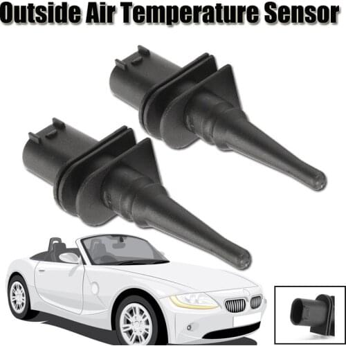 2Pcs Car Outside Air Temperature Sensor 65816905133 For BMW E81 E82 E87 E88 E46 E90 E91 E92 E93 E39 E60 E61 F10 F11 F07 E63 E64