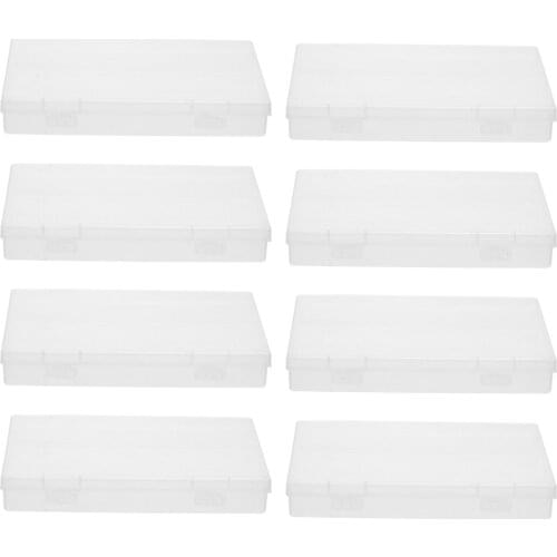 8Pcs Storage Boxes Game Cards Storage Case Simple Photos Organizing Box