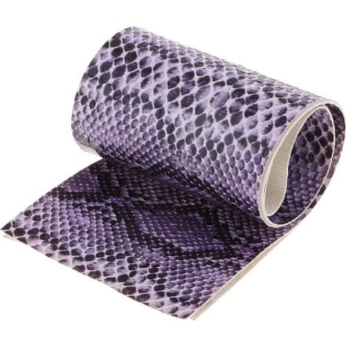 High Simulation Snake Skin Pattern Fishing Rod Decoration Fishing Rod Handle DIY Repair