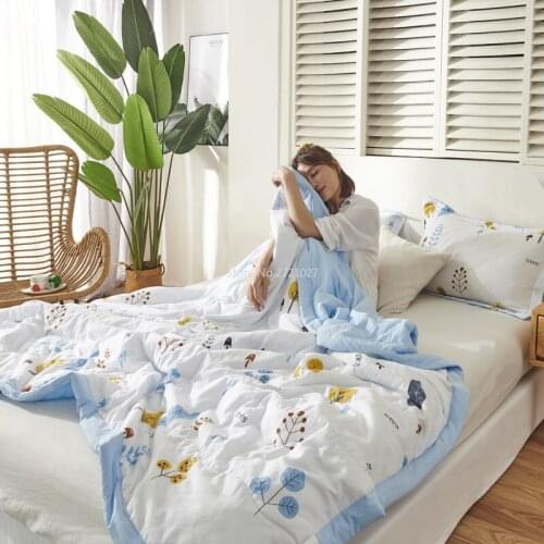 The New Air-conditioning Summer Cooler Quilt Printing, Summer Quilt Bed Dormitory Air-conditioning Quilt Machine Wash
