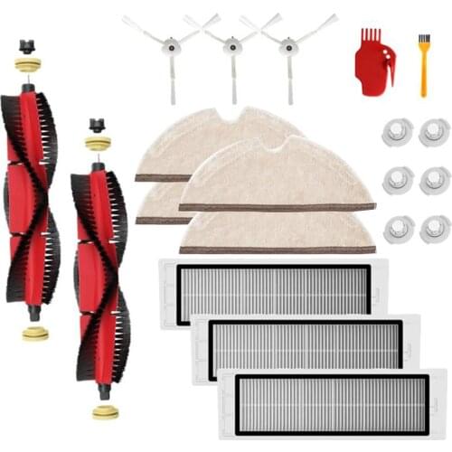 Vacuum Cleaner Filter Kits Original For Xiaomi Roborock S6 S60 S65 S5 MAX T6 Vacuum Parts Accessories Set Filter Brush Cleaning