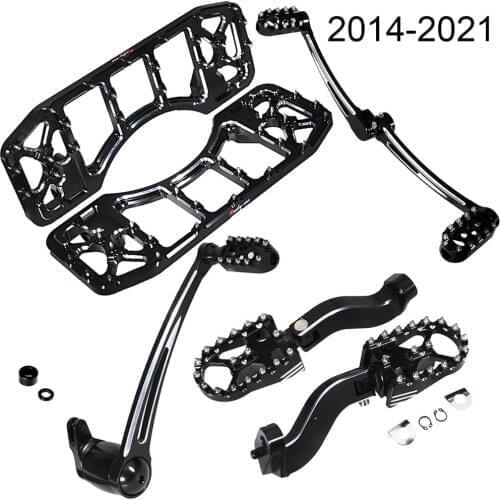 Cross Country Floorboards Shift Lever Brake Shift Rear Passenger Mount Fit For Harley Touring Street Glide FLHX 2014-2020