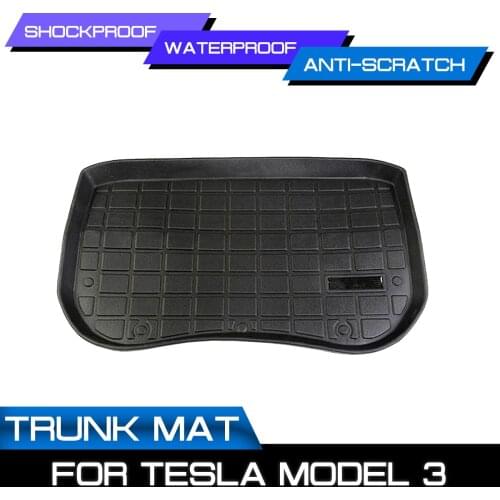 Floor Mat Car Accessories Custom Front Cargo TPE Waterproof Tray Trunk Anti-dust Boot Cargo Line Fit For Tesla Model 3