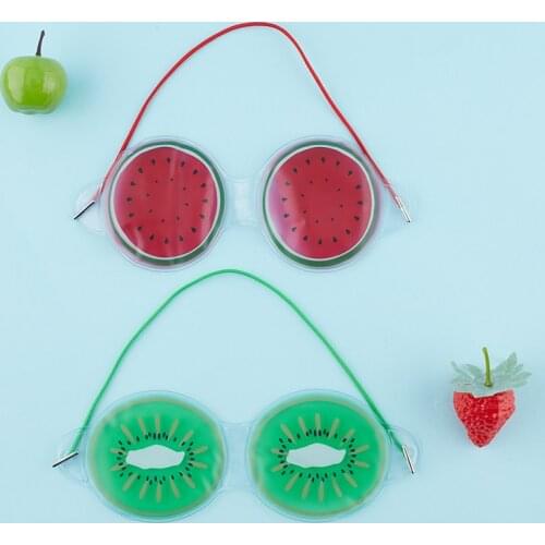New Cool Fruit Summer Ice Compress Eye Mask Relieve Fatigue Remove Black Eye Bags Cosmetic