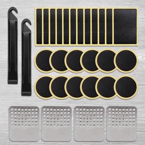 2021 Brand New Bike Bicycle Flat Tire Repair Kit Tool Set Kit Patch Rubber Portable Fetal Best Quality Cycling