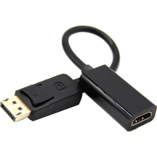 For HP/DELL Laptop PC Male To Female DP to HDMI-compatible Cable Display Port to 1080P HD MI Adapter Converter