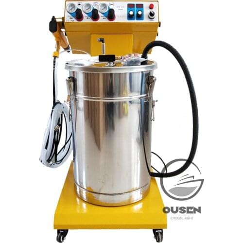 Portable Powder Paint Experiment System Electrostatic Powder Coating Machine Powder Coating Test Gun