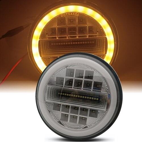 Newest 5.75 Inch Motorcycle LED Headlight for Dyna Softail Sportster 883 XL883 FXCW 5 3/4" Led DRL 50W Motorbike Headlamp