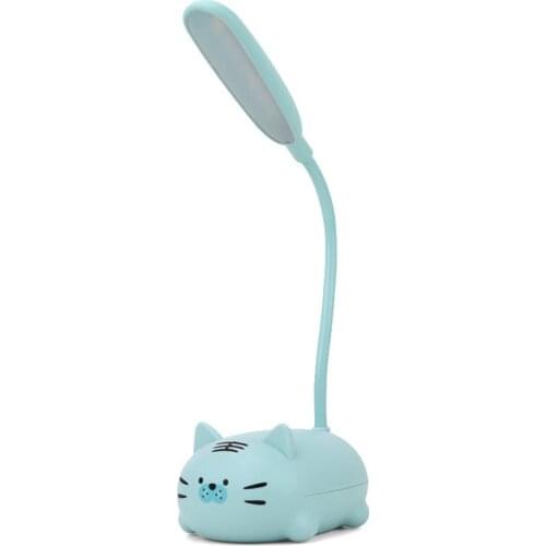 Cartoon Animal Design LED Desk Lamp Button Switch USB Charging Bedside Table Lamp Living Room Badroom Decoration for Children