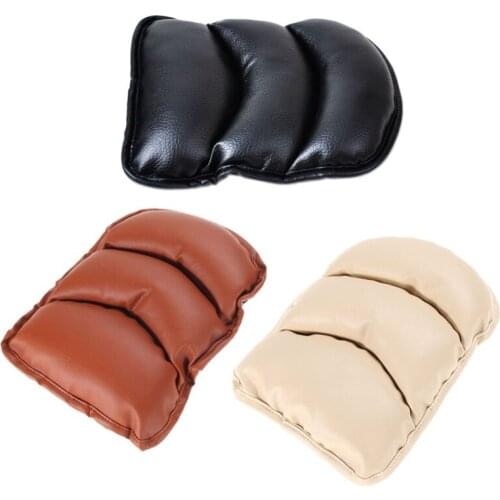 Universal Auto PU Leather Soft Central Armrest Console Box Pad Cover Cushion Armrest Seat Protective Pad Mat Auto Accessories