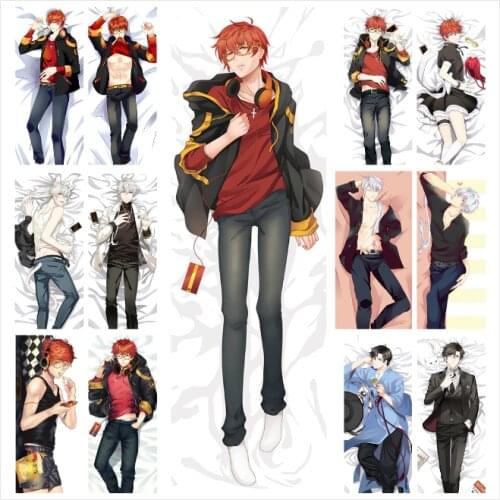 South Korea Game Mystic Messenger 707 Luciel Choi Hugging Body Pillow Cover Case Male Decorative Dakimakura Pillow covers New