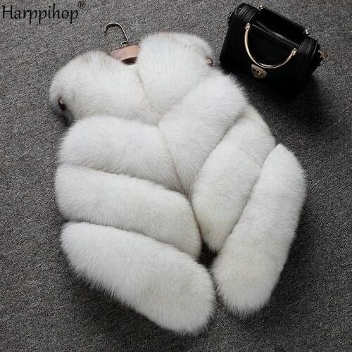Women Natural Real Fox Fur Vest Autumn Winter Ladies 4 Strips Gilet Sleeveless Genuine Fur Coat Female Real Fur Vest Waistcoat