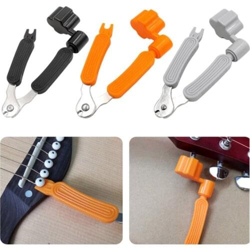 3 in 1 Guitar Peg String Winder Multifunction Electric Guitar String Winder Pin Puller String Cutter Guitar Accessories 2019