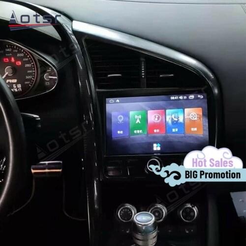 128G Carplay Auto Stereo Android 10.0 For Audi R8 V8 V10 2007 2008 2009 2010 2011 2012 2013 2014 GPS Navi Radio Player Head Unit