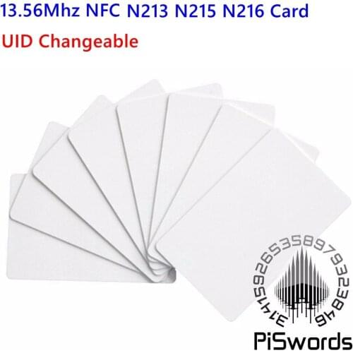 13.56Mhz NFC N213 N215 N216 Ntag215 Card UID Changeble For Copy Clone Backup Duplicate