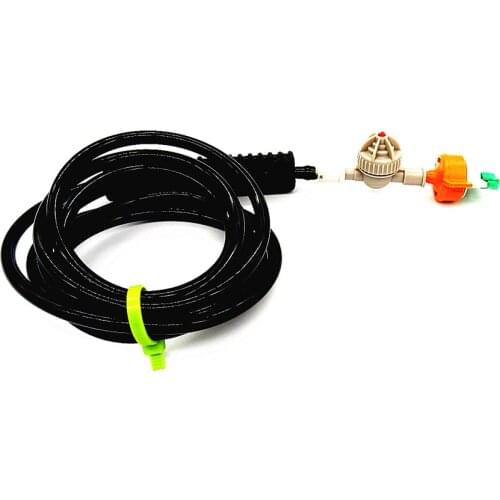 2 sets Irigation Systems including Hanging Rotating Micro Spray Nozzle, Heavy Hammer, Anti-drip valve, 2meters 4/7mm pvc hose