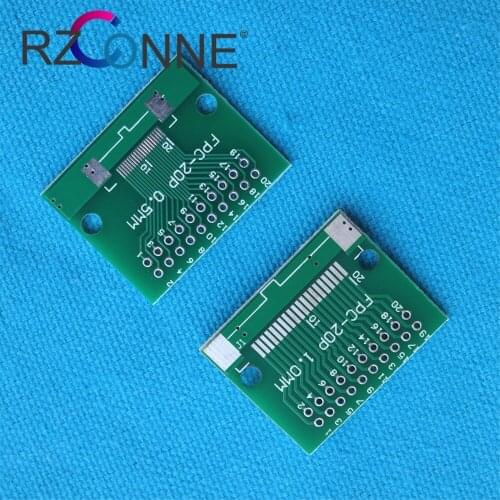 2pcs/lot 20P FFC FPC Adapter 0.5MM/1.0MM Pitch w/ 0.5mm flip cover to 2.54mm 20Pin Flat Cable Socket Connector for TFT LCD new