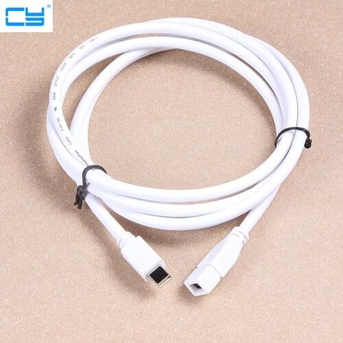 20cm 180cm Mini DP Male to Mini DisplayPort Thunderbolt Female For Surface Pro ASUS M/F extension Cable Adapter