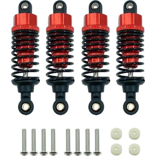 4Pcs Aluminum Alloy Shock Absorbers Damper Set for Tamiya TT-01 TT01 TT-02 TT02 1/10 RC Car Upgrade Parts