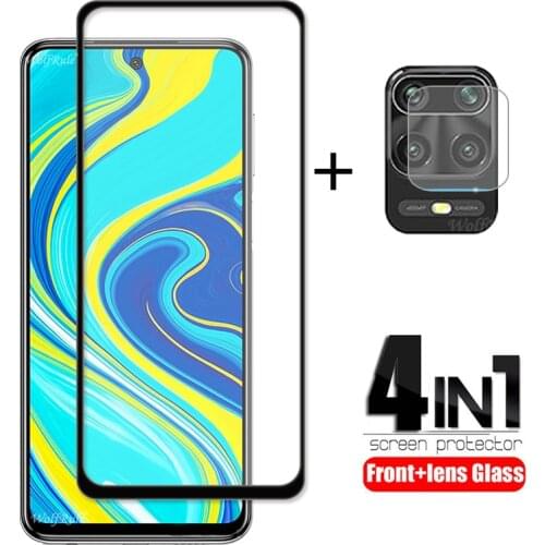 4-in-1 For Xiaomi Redmi Note 9S Glass For Redmi Note 9S Tempered Glass HD Screen Protector For Redmi Note 9 S 8 T Pro Lens Glass