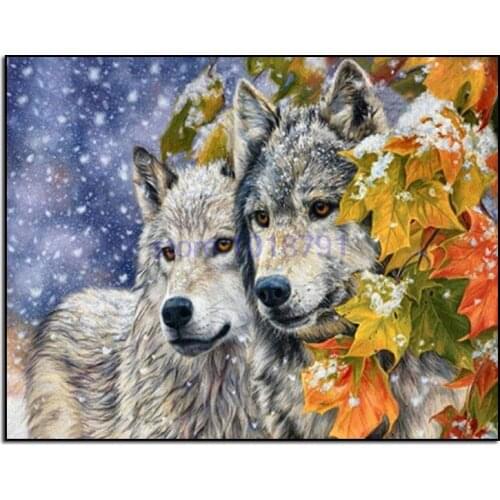 5D Resin Diamond Painting Diamond embroidery Square Diamond Mosaic Craft Cross Stitch DIY Needlework 2016 Fashion Wolf