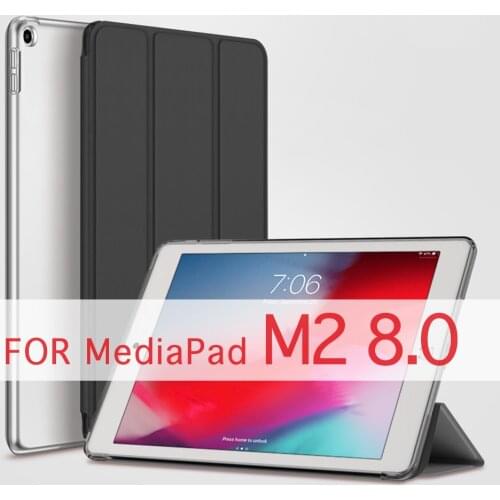 Tablet Case For HUAWEI MediaPad M2 8.0 inch M2-801W M2-803L M2-802L/801L 8.0'' Funda PC Back PU Leather Smart Cover Auto Sleep