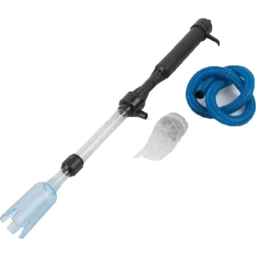 Electric Auto Aquarium Fish Tank Vacuum Gravel Cleaner Sludge Extractor Water Filter