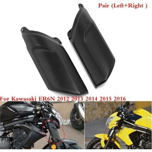 Pack of 2 Front Wheel Fender Suspension Fork Shock Cover For KAWASAKI ER6N ER 6N ER-6N 2012 - 2016 Fork Cover protector