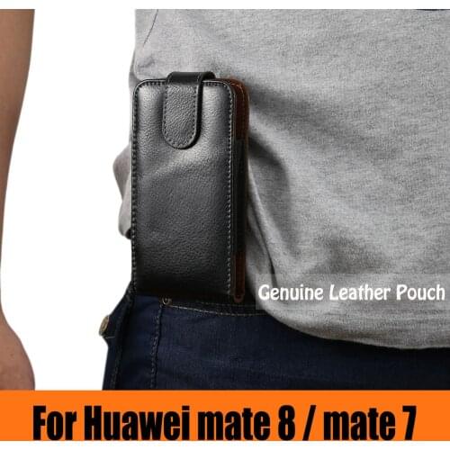 360 Degree Rotation Leather Vertical Case Holster Loop Magnetic Pouch Belt Clip Cover For Huawei mate 8/mate 7 Mens waist pack