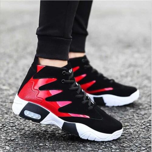 Vulcanized Shoes Male Sneakers 2021 Fashion Summer Air Mesh Breathable Wedges Sneakers For Men Plus Size