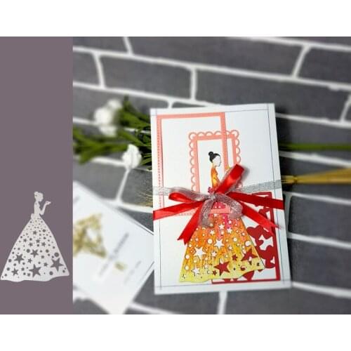 RLJLIVES Princess Girl Metal Cutting Dies Stencils for DIY Scrapbooking Stamp/photo album Decorative Embossing DIY Paper Cards