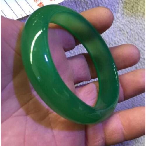 Fashion jewelry Natural manao green Chalcedony bracelet