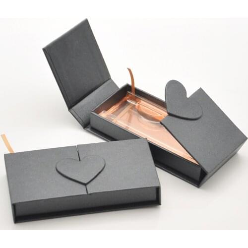 Wholesale Eyelashes Box Package Lash Boxes Package Custom Book style Black 25mm False Eyelashes Makeup Storage Case bulk Vendors