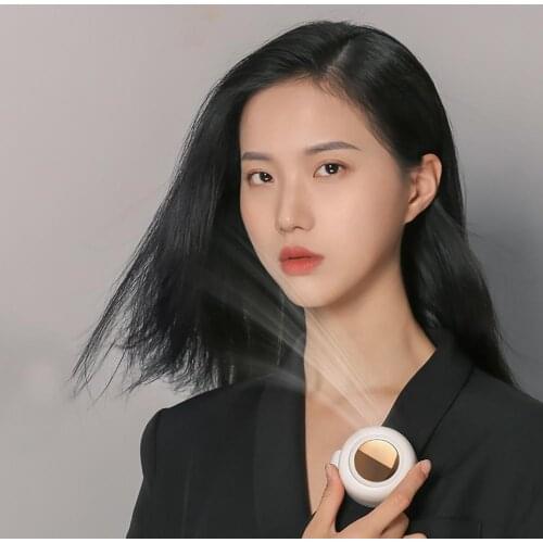 ABS Handheld Fan Convenient Wide Application 360 Degree Angle Adjustable Noise Reduction Good Clamping Mini Fan for Home