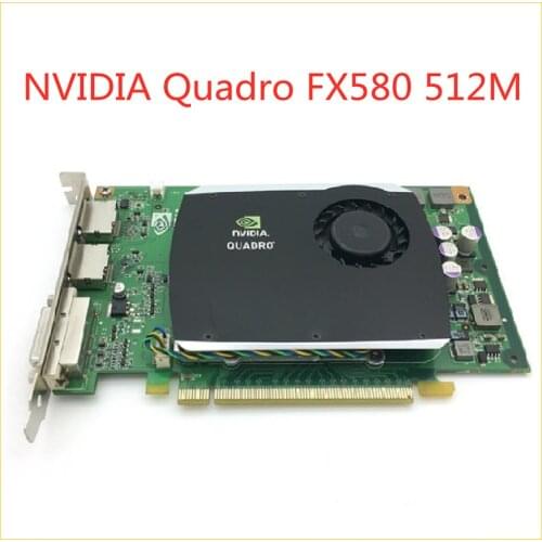 Quadro FX580 512M 100% Original Graphics Card Professional Graphics For NVIDIA Multi-screen Design 3D Modeling Rendering Card