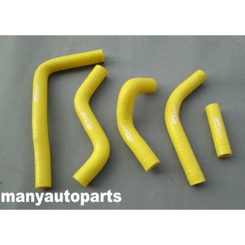 Silicone radiator hose for SUZUKI RMZ450 RMZ 450 2008-2014 08 09 10 11 12 13 14 yellow