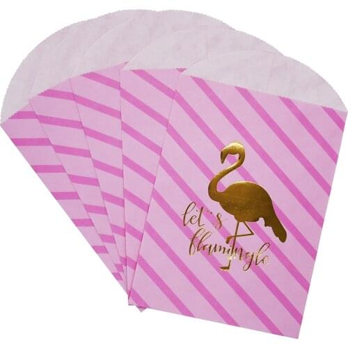 12*19cm Gift Bags Paper Pouch Gold Foil Food Safe Bags Birthday Wedding Party Favors Gift Bags Packing For Guests