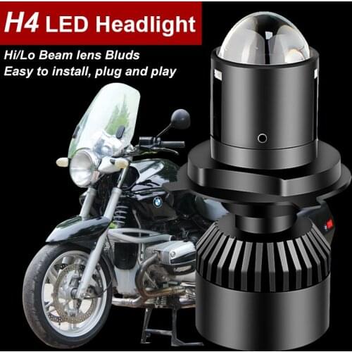 1pcs HS1 H4 LED Lens Moto 6000K 6800LM 9003 Car Motorcycle Lights Bulb Hi/Low Beam Motorbike Headlight Lamp For BMW R1150R