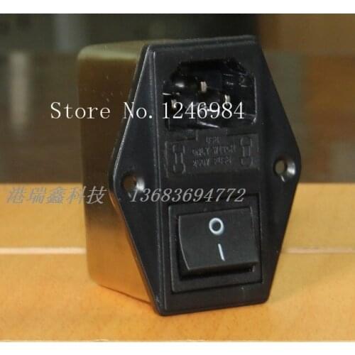 [SA]AC power outlet CANNY WELL triple double seat belt switch power supply filter CW2C-06A-T--5pcs/lot