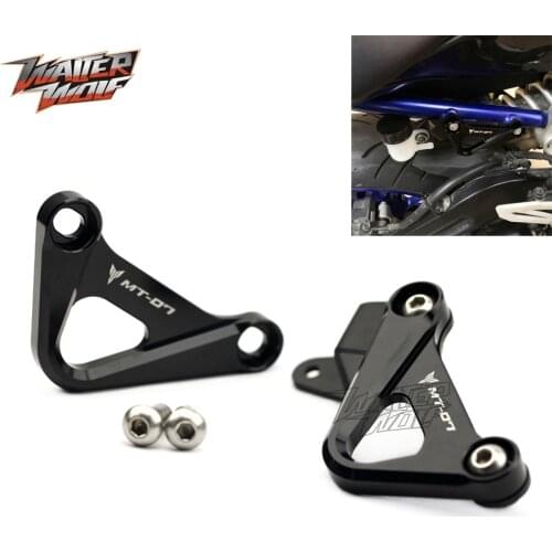 Rear Footrest Blanking Plates For YAMAHA MT FZ 07 MT-07 FZ-07 2014-2020 Motorcycle Accessories Rests Hook Foot Rest Left Right