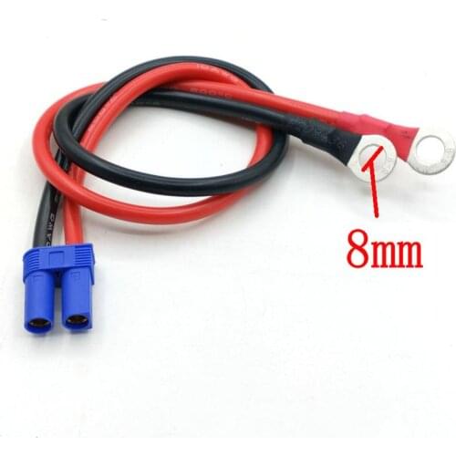 1PCS Power supply Terminal Battery Charger to EC5 female 10awg cable 40cm