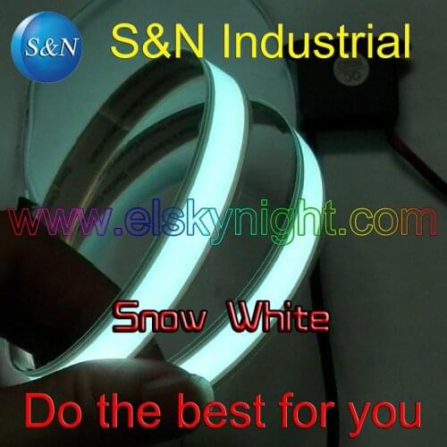12VDC Snow White 1X60CM el tape el wire el strip for car,house,party,dispaly,holiday,fest and model decoration free shipping